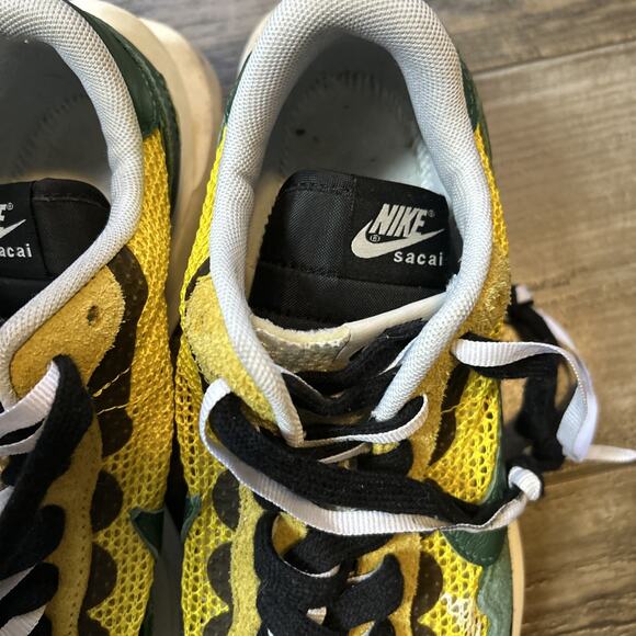 Size 7 - Nike Sacai Vapor Waffle Tour Yellow/Stadium Green (men's) Shoes READ! - Picture 6 of 12